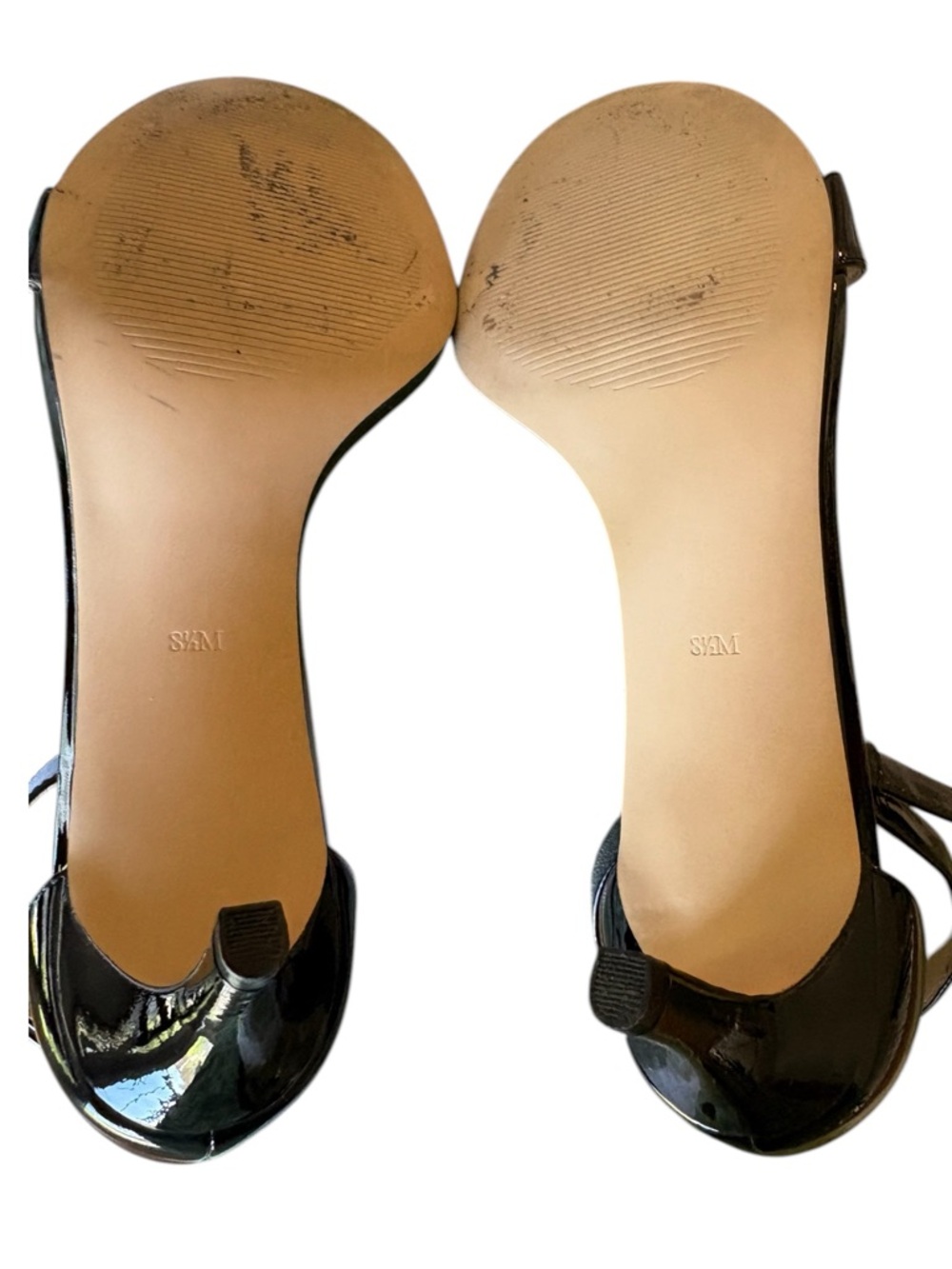 ✨ Talbots Black Patent Leather Ankle Strap Heels – Size 8.5 ✨ - Picture 7 of 9